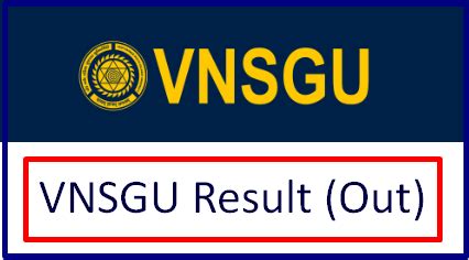 vnsgu result sem 1|VNSGU .